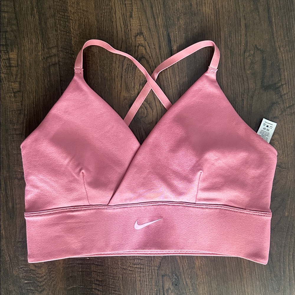 Nike Blush Pink Cross-Back Sports Bra
